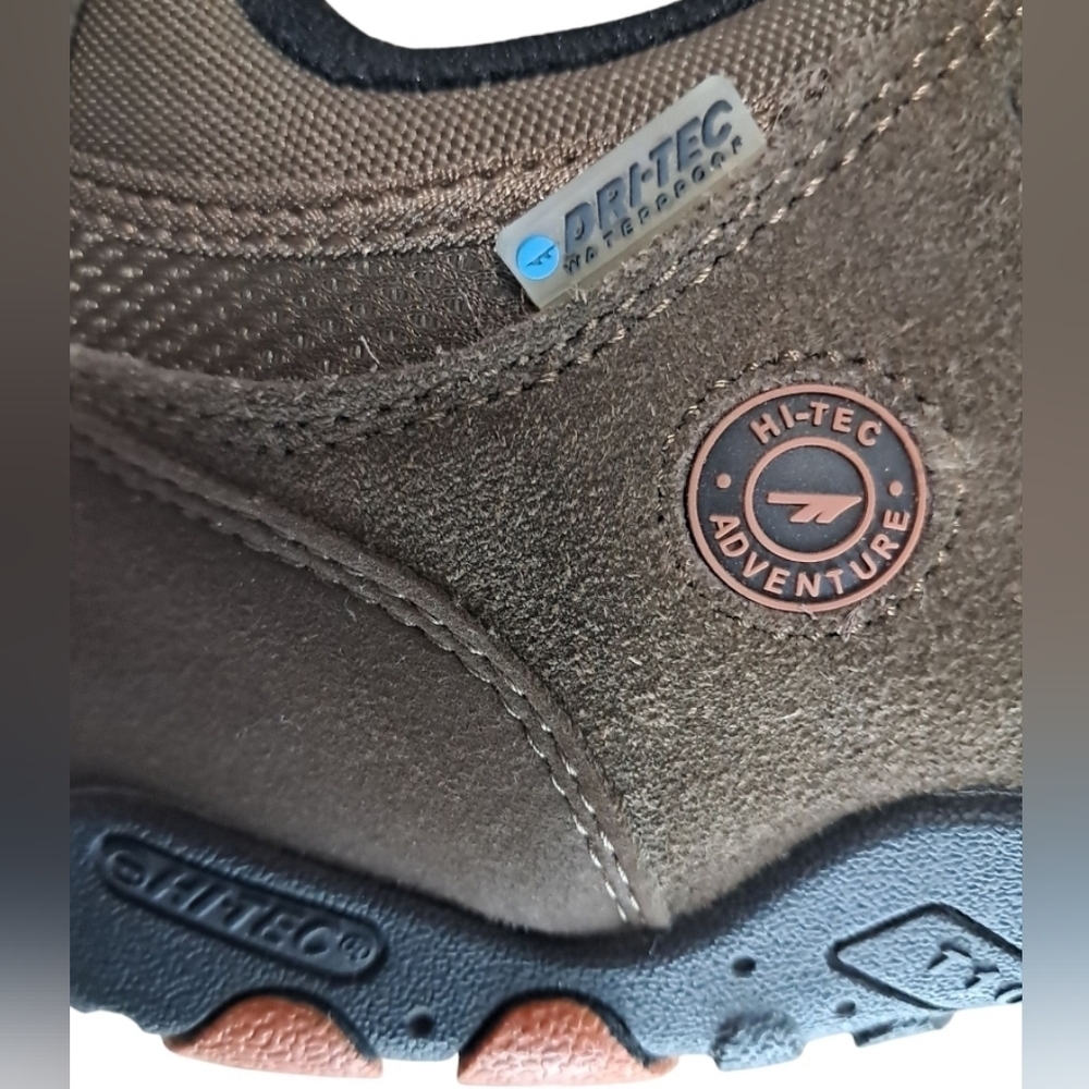 Hi-Tec Quadra II Waterproof Hiking Shoes Men’s 13 Taupe/Burnt Orange - Picture 9 of 16